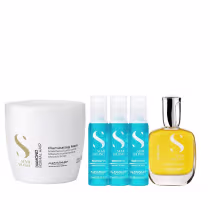 Imagem do produto Kit Alfaparf Semi Di Lino Diamond - Máscara 500ml + Cristalli 50ml + 3x Ampola 13ml