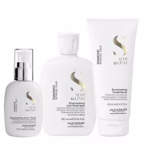 Imagem do produto Kit Alfaparf Semi Di Lino Diamond - Shampoo 250ml + Condicionador 200ml + Fluído 125ml