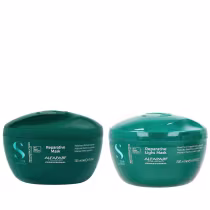 Imagem do produto Kit Alfaparf Semi Di Lino Reconstruction - Máscara Reconstrutora 200ml + Máscara Reconstrutora Suave 200ml