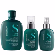 Imagem do produto Kit Alfaparf Semi Di Lino Reconstruction - Shampoo 250ml + Creme 125ml + Flu?o 125ml