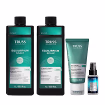 Imagem do produto Kit Truss Equilibrium Scalp - Shampoo 1L + Condicionador 1L + Máscara 150g + Uso Obrigatório Óleo 30ml