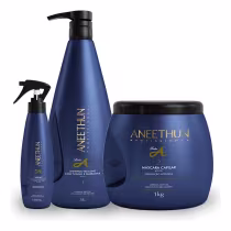 Imagem do produto Kit Aneethun Linha A Shampoo 1000ml + Máscara 1000g + Multibenefícios 150ml
