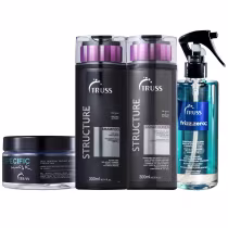 Imagem do produto Kit Truss Structure - Shampoo 300ml + Condicionador 300ml + Frizz Zero 260ml + Máscara Specific 180g