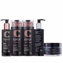 Imagem do produto Kit Truss Curly - Shampoo 300ml + Condicionador 300ml + Leave-In Fix 250ml + Night Spa 250ml + Máscara Specific 180g