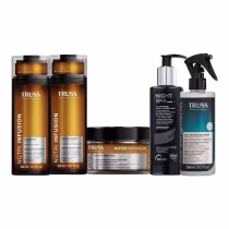 Imagem do produto Kit Truss Nutri Infusion - Shampoo 300ml + Condicionador 300ml + Máscara 180g + Night Spa 250ml + Uso Spray 260ml