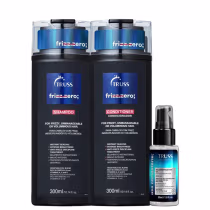 Imagem do produto Kit Truss Frizz Zero - Shampoo 300ml + Condicionador 300ml + Uso Obrigatório Óleo 30ml