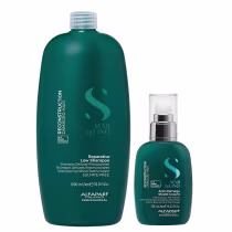 Imagem do produto Kit Alfaparf Semi Di Lino Reconstruction - Shampoo 1L +  Creme 125ml
