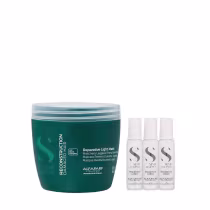 Imagem do produto Kit Alfaparf Semi Di Lino Reconstruction - Máscara Suave 500ml + 3x Ampola 13ml