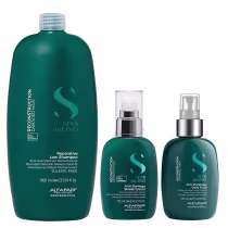 Imagem do produto Kit Alfaparf Semi Di Lino Reconstruction - Shampoo 1L +  Fluído 125ml  + Creme 125ml