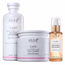 Imagem do produto Kit Keune Care Color Brillianz - Shampoo 300ml + Máscara 200ml + Satin Oil 95ml