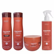 Imagem do produto Kit Arvensis Professional Cachos Naturais - Shampoo 300ml + Co-Wash 300ml + Máscara 250g + Day After 250ml
