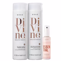 Imagem do produto Kit Braé Divine - Shampoo 250ml + Condicionador 250ml + Fluído Reparador 60ml