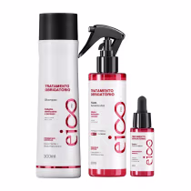 Imagem do produto Kit Eico Pro Tratamento Obrigatório - Shampoo 300ml + Fluido 200ml + Booster 30ml