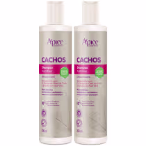 Imagem do produto Kit 2 Shampoo Nutritivo Cachos Apse Apice Vegano Cabelo Sem Sulfato 300ml
