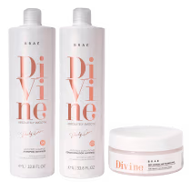Imagem do produto Kit Braé Divine Shampoo 1L + Condicionador 1L + Máscara 200g