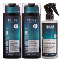 Imagem do produto Kit Truss Uso Obrigatório - Shampoo 250ml + Condicionador 250ml + Leave-in 260ml