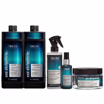 Imagem do produto Kit Truss Uso Obrigatório - Shampoo 1L + Condicionador 1L + Máscara 180g + Leave-in 260ml + Óleo 60ml