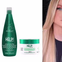 Imagem do produto Kit Shampoo + Máscara Help Pró-crescimento Clorofitum 300ml