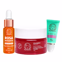 Imagem do produto Kit Geleia de colágeno olhos de gueixa Rosa Mosqueta Kokeshi