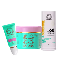 Imagem do produto Kit Bastão Facial FPS60 Renovadores Pele Porcelana Kokeshi