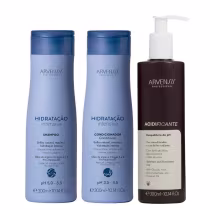 Imagem do produto Kit Arvensis Hidratação Intensiva - Shampoo 300ml e Condicionador 300ml e Acidificante 300ml