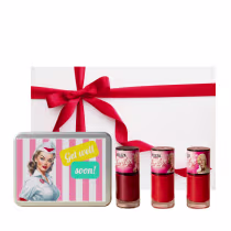 Imagem do produto Kit Melhoras Get well Soon com 3 esmaltes +Lata Colecionável