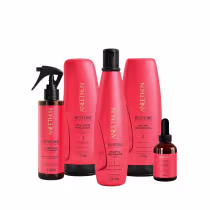 Imagem do produto Kit Aneethun Restore System - Shampoo 300ml + Máscara 250g + Finalizador 250g + Acidificante 210ml + Booster Capilar 40ml