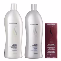 Imagem do produto Kit Senscience Smooth - Shampoo & Condicionador 1 Litro + CPR (2x25)