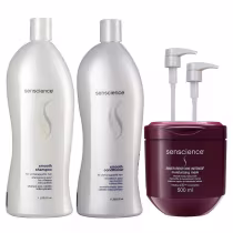 Imagem do produto Kit Senscience Smooth - Shampoo & Condicionador 1L + Inner Restore Intensif 500ml + Válvula Pump