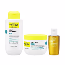 Imagem do produto Kit Yellow Curls - Shampoo 500ml + Máscara 300ml + Óleo 100ml