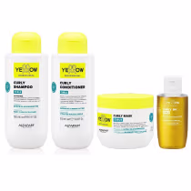 Imagem do produto Kit Yellow Curls - Shampoo & Condicionador 500ml + Máscara 300ml + Óleo 100ml