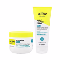 Imagem do produto Kit Yellow Curls - Máscara 300ml + Leave-In Cream 200ml