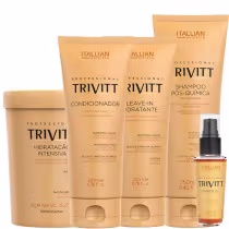 Imagem do produto Kit Trivitt Homecare leave-in + Hidratacao 1kg + Power oil
