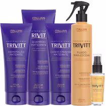 Imagem do produto Kit Itallian Hairtech Trivitt Trio Matizante (5 Produtos)