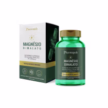 Suplemento Alimentar Pharmapele Magnésio Dimalato, 60 cápsulas.