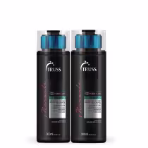 Kit com shampoo e condicionador Miracle, da marca TRUSS