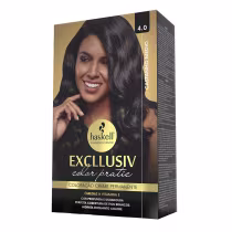 Imagem do produto Excllusiv Color Pratic - Kit Coloração 4.0 Castanho Médio