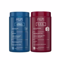 Imagem do produto Felps Professional Cronograma Lumiforce (S.O.S.+ Banho de Verniz 2 x 1000ml)