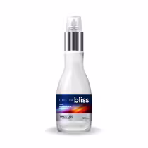 Produto removedor de manchas da linha Color Bliss da marca TreeLiss Professional. Embalagem em frasco com tampa plástica branca e detalhes metálicos prateados. Rótulo azul marinho com texto "Color Bliss Removedor de Manchas".