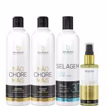 Imagem do produto Borabella Kit Não Chore Mais + Selagem 3x350ml + Elixir 60ml