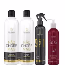 Imagem do produto Borabella Kit Não Chore Mais 2x350ml + Fluido 300ml + SOS