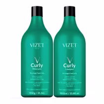 Imagem do produto Kit Leave-In de Fitagem Curly 1L + Low Poo 1l - Vizet