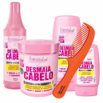 Imagem do produto Kit Forever Liss Desmaia Cabelo Pente Golfinho Beauty Secret