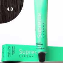 Imagem do produto Coloração Supreme Chroma 4.0 Castanho Médio 50gr Vizet