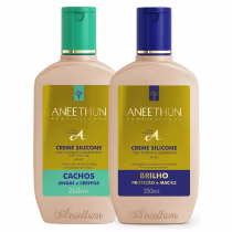 Imagem do produto KIT Linha A Aneethun- Creme De Cachos E Creme De Silicone