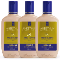 Imagem do produto Kit Creme De Silicone Aneethun Linha A 250ml Cada 3 Unidades