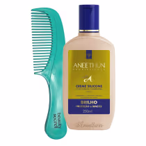 Imagem do produto Kit Creme De Silicone 250ml Aneethun e Pente Beauty Secret