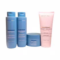 Imagem do produto Kit Braé Stages Hydration - Shampoo 250ml + Condicionador 250ml + Máscara 200g + Treatment Cream Leave-In 200g