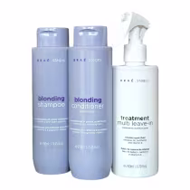 Imagem do produto Kit Braé Stages Blonding - Shampoo 250ml + Condicionador 250ml + Treatment Leave-In Spray 260ml