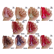 Imagem do produto MISS ARTISTIC - Kit com 6 Esmaltes Cintilantes Perolados - Coleção Atemporal - Lacinho - 14ml